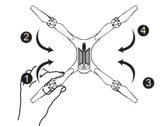 SYMA X600W Foldable Drone with 1080P HD FPV Camera - Assembling the product 2