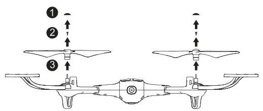 SYMA X600W Foldable Drone with 1080P HD FPV Camera - Assembling the product 3