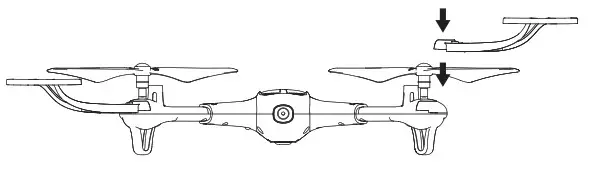 SYMA X600W Foldable Drone with 1080P HD FPV Camera - Assembling the product 5