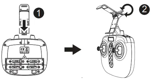 SYMA X600W Foldable Drone with 1080P HD FPV Camera - Assembling the product 6