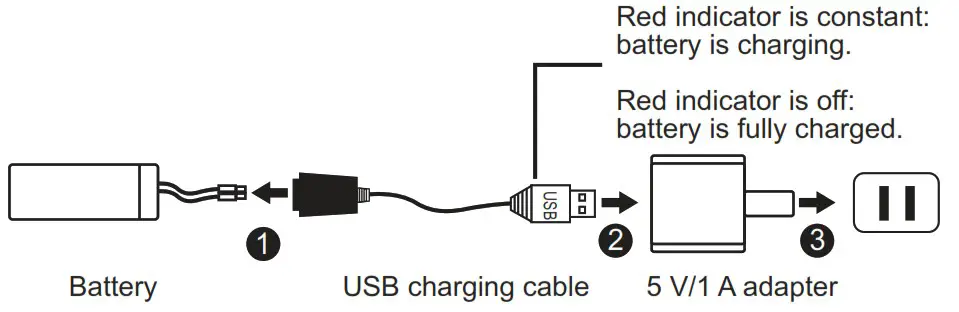 SYMA X600W Foldable Drone with 1080P HD FPV Camera - Charging the aircraft battery 2