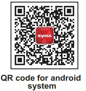 SYMA X600W Foldable Drone with 1080P HD FPV Camera - QR Code 1