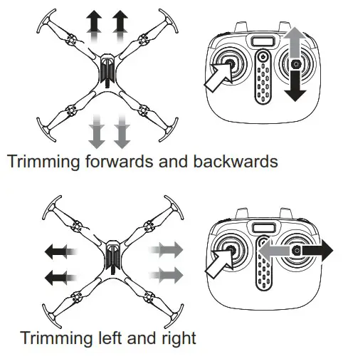 SYMA X600W Foldable Drone with 1080P HD FPV Camera - Trimming