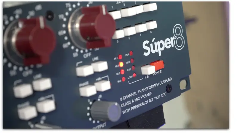 Heritage Audio 545506 8 Channel Transformer Class A Mic Preamp with Premium 24 Bit 192K ADC Rackmount-fig16