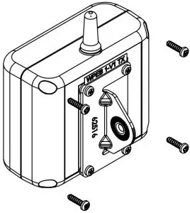 Inserting batteries into receiver and transmitter