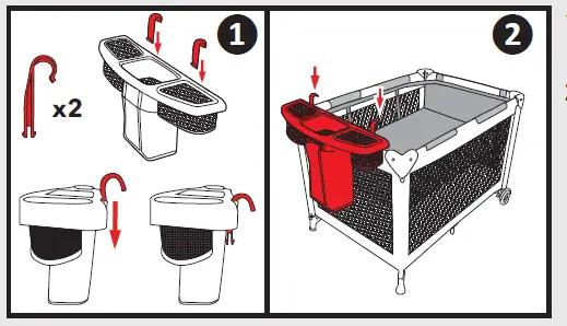 HARMONY 0801006NTL Play and Go All-In-One Portable Playard-16