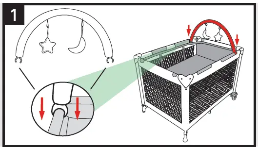 HARMONY 0801006NTL Play and Go All-In-One Portable Playard-17