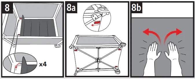 HARMONY 0801006NTL Play and Go All-In-One Portable Playard-7