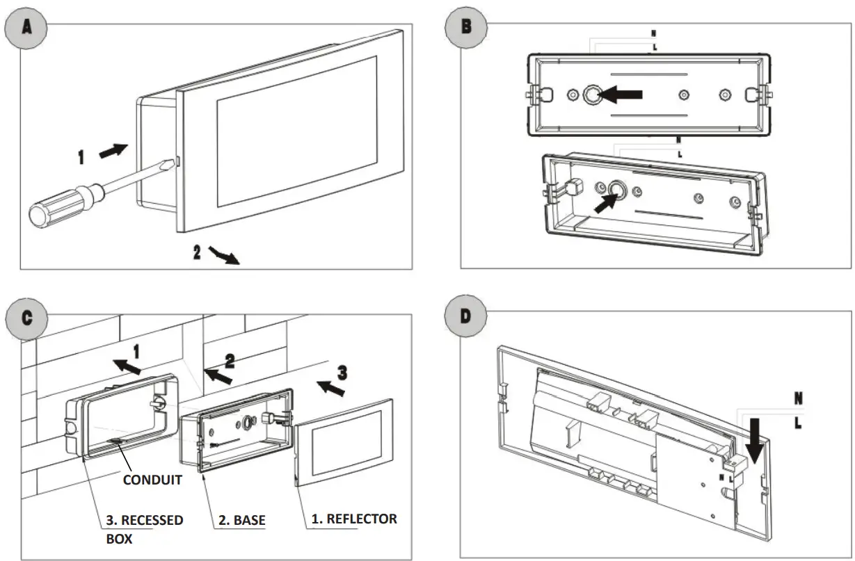 V-TAC 80133970 LED Emergency Light - fig3