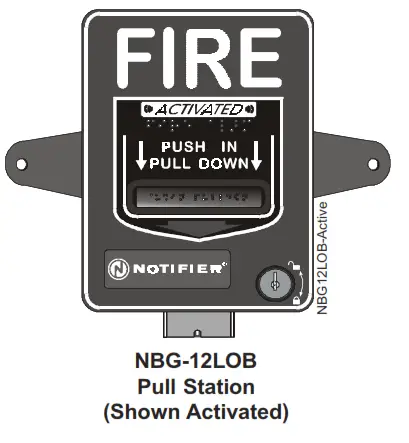 NOTIFIER NBG-12LOB Pull Station - OPTIONS