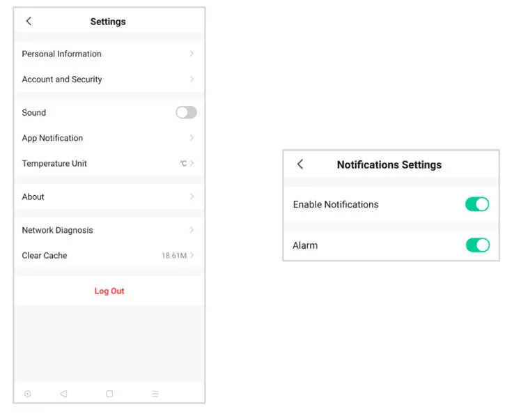kogan KABABYCAMGB Smarterhome Smart Baby Monitor Camera - Notifications and Alarm