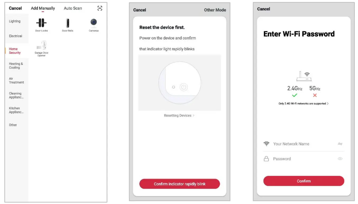 kogan KABABYCAMGB Smarterhome Smart Baby Monitor Camera - network during setup