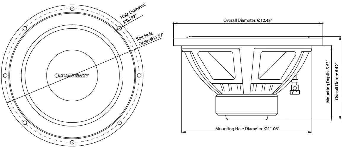 BLAUPUNKT-10-Single-Voice-Coil-Subwoofer-with-600W-Power-(GBW101)-fig-2