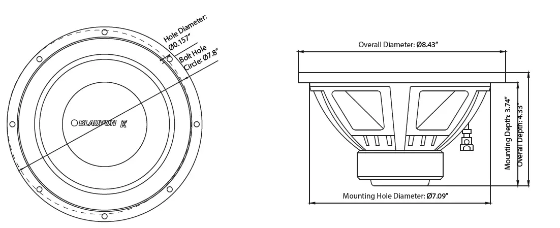 BLAUPUNKT-10-Single-Voice-Coil-Subwoofer-with-600W-Power-(GBW101)-fig