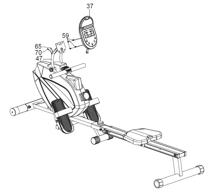 SportPlus SP-MR-1200 Series Rowing Machine fig (8)