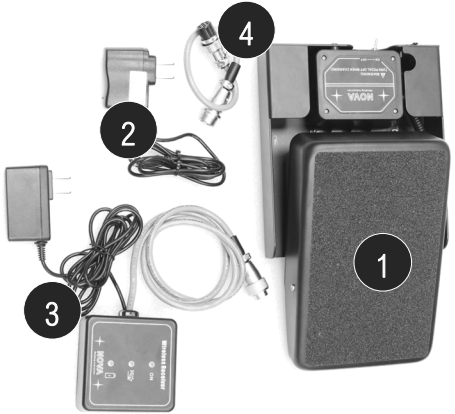 NOVA NVA-FT06 Wireless TIG Foot Pedal C05