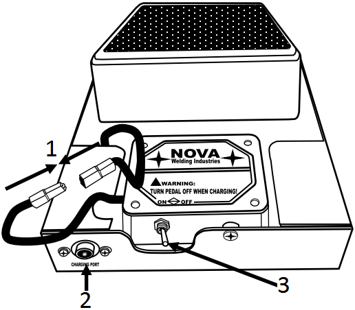 NOVA NVA-FT06 Wireless TIG Foot Pedal C07