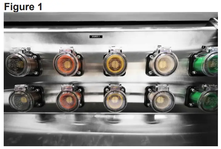 Schneider Electric 300 Series Dual Purpose Manual Transfer Switch with Integrated - fig