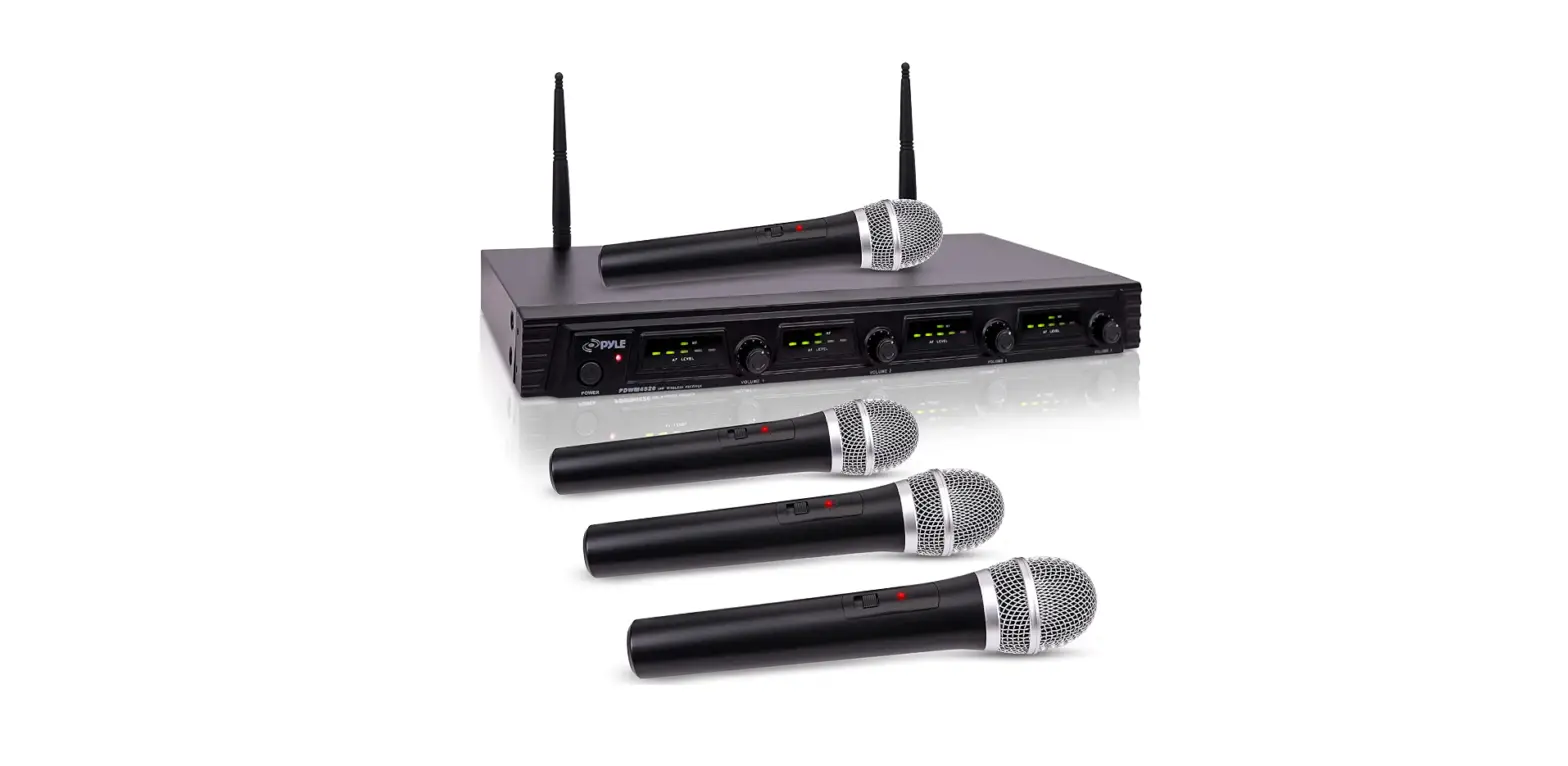 Pyle Pdwm4520 Wireless Microphone System Portable User Manual