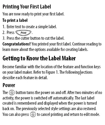 Printing Your First Label