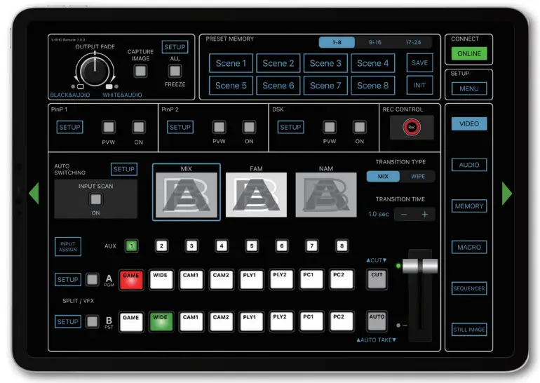Roland V 8HD HD Video Switcher