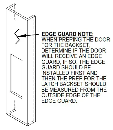 ABH MANUFACTURING INC LR6000Q Ligature Resistant Cylindrical Latches - INSTALLATION INSTRUCTIONS 2