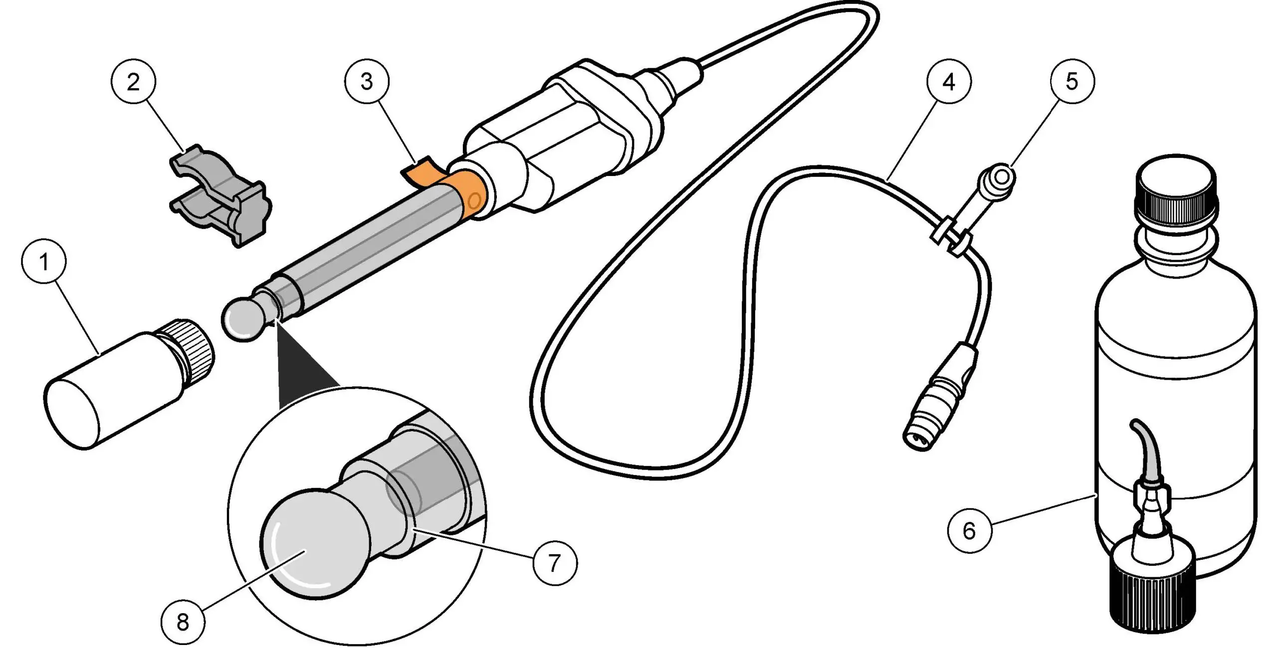 HACH-PHC735-Laboratory-Dirty-Media-RedRod-Refillable-Glass-pH-Electrode-01
