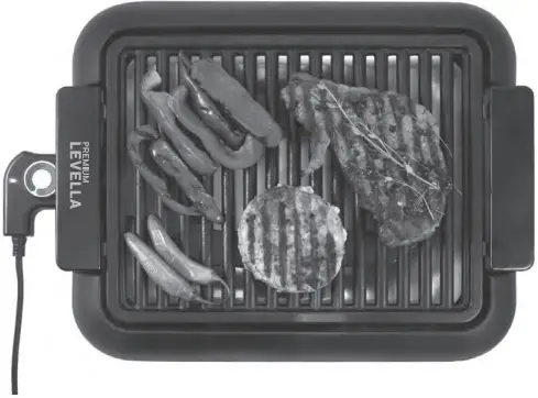 PREMIUM LEVELLA Smokeless Electric Indoor Grill