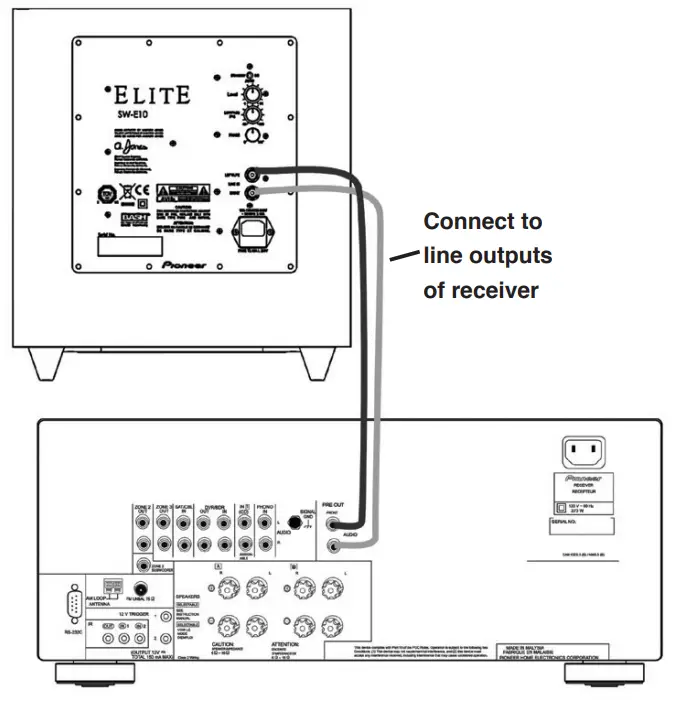 Pioneer Elite SW-E10 Andrew Jones Home Audio Subwoofer-PRODUCT-3