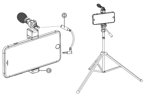 amazon basics B07V59QHD6 Microphone for Smartphones with Clip - fig1
