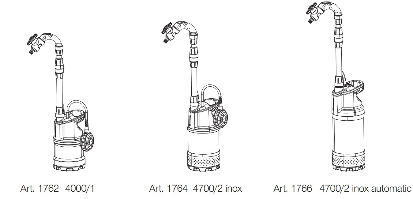 GARDENA GARO2019 Rain Water Tank Pump - icon 1