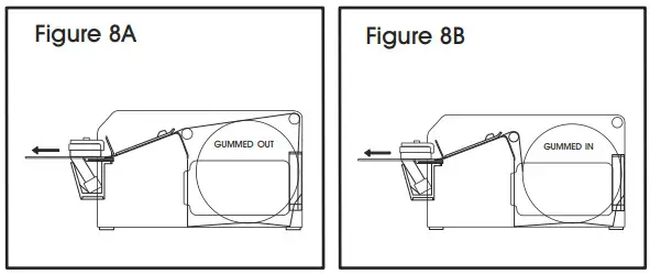 ULINE H-2243 Battery Operated Kraft Tape - FIG 8 A