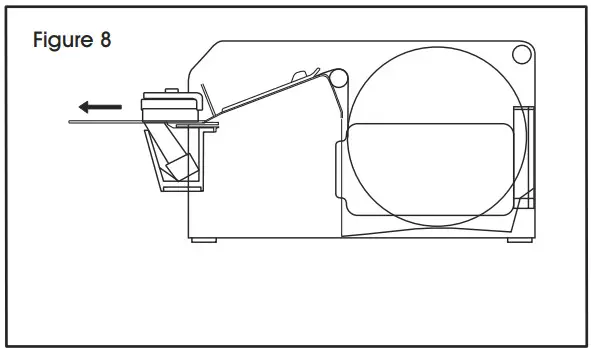 ULINE H-2243 Battery Operated Kraft Tape - FIG 8