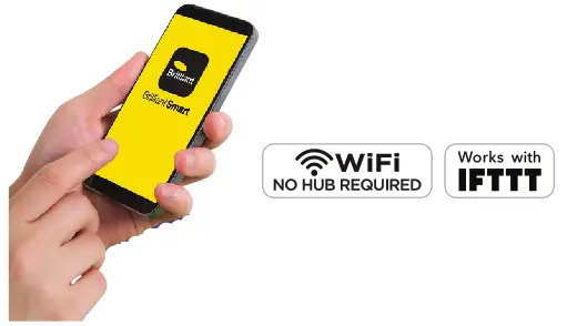 Brilliant 22163 Smart WiFi Video Doorbell-Chime - ICON