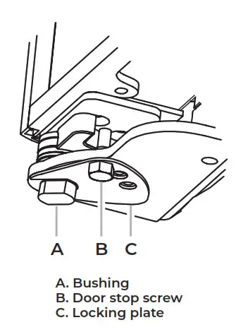 JENNAIR JBSS42E22L 42 Inch Counter Depth Built In Side by Side Refrigerator - Bushing
