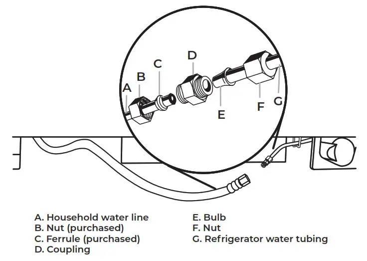 JENNAIR JBSS42E22L 42 Inch Counter Depth Built In Side by Side Refrigerator - DISCRETE