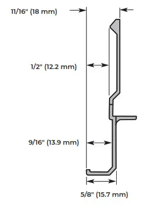 JENNAIR JBSS42E22L 42 Inch Counter Depth Built In Side by Side Refrigerator - Side Trim