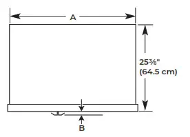 JENNAIR JBSS42E22L 42 Inch Counter Depth Built In Side by Side Refrigerator - TOP VIEW2