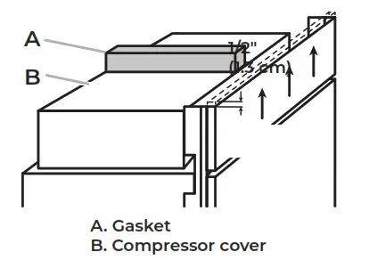JENNAIR JBSS42E22L 42 Inch Counter Depth Built In Side by Side Refrigerator - cover