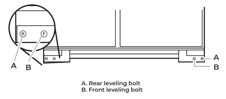 JENNAIR JBSS42E22L 42 Inch Counter Depth Built In Side by Side Refrigerator - extend
