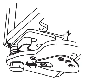 JENNAIR JBSS42E22L 42 Inch Counter Depth Built In Side by Side Refrigerator - locking