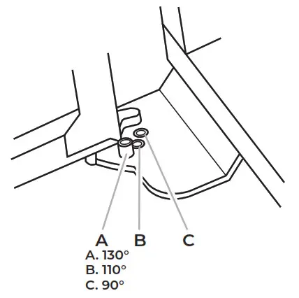 JENNAIR JBSS42E22L 42 Inch Counter Depth Built In Side by Side Refrigerator - stop screw