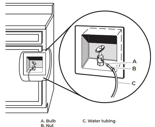 JENNAIR JBSS42E22L 42 Inch Counter Depth Built In Side by Side Refrigerator - water