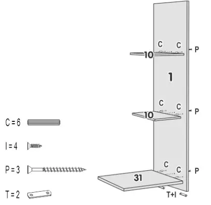 JCM Office Furniture Desks and Tables - part list 4