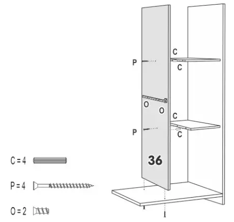 JCM Office Furniture Desks and Tables - part list 5