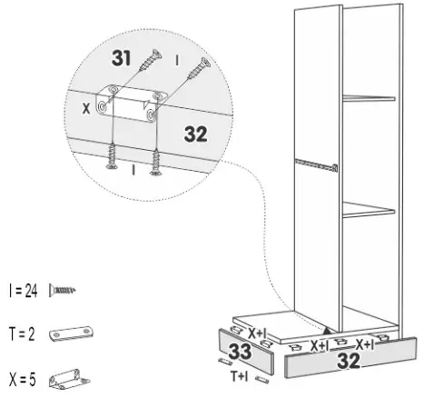JCM Office Furniture Desks and Tables - part list 6