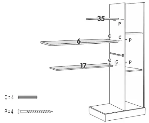 JCM Office Furniture Desks and Tables - part list 7