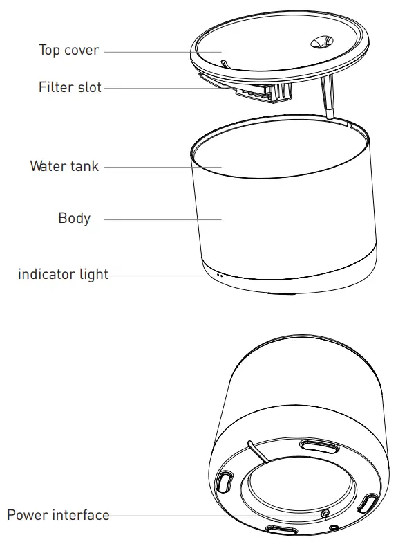 TELLUR TLL331471 2L Smart WiFi Pet Water Dispenser fig 2