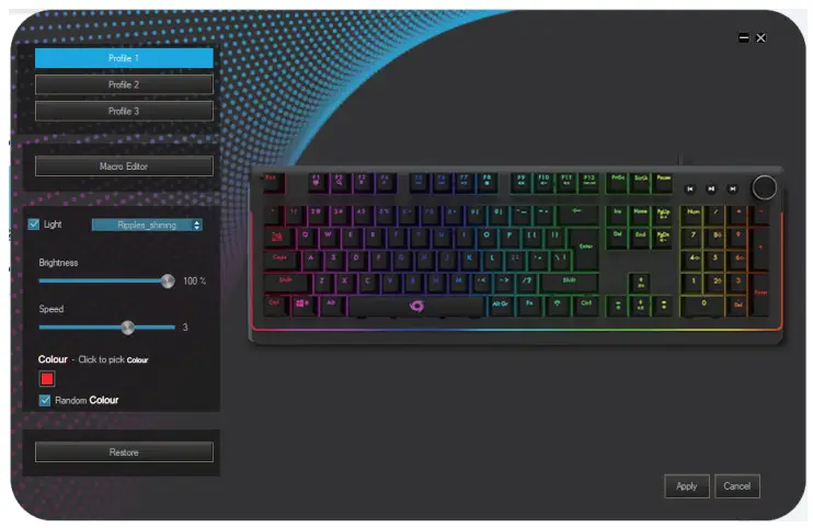 QUDO PRO MK12 Typhoon Mechanical Gaming Keyboard - Figure 2