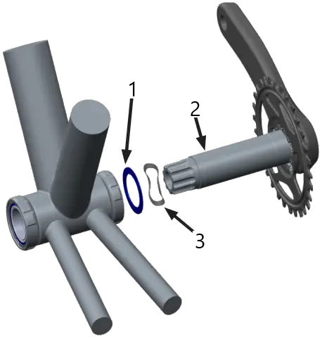 PRAXIS M24 MTN Crank Cadet Mountain Bike Crankset A03A